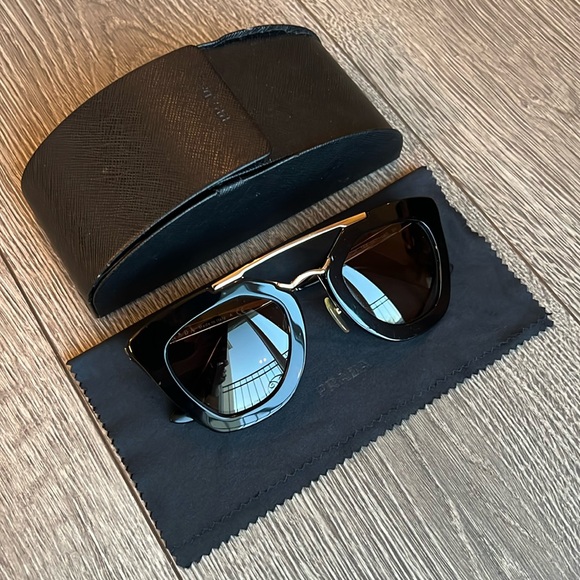PRADA Cinema Bridge Cat-Eye Sunglasses - Picture 2 of 16